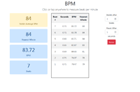 BPM - measure beats per minute